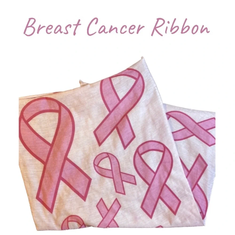 Breast Cancer Awareness Pink Ribbon Gaiter Neckerchief Face Mask